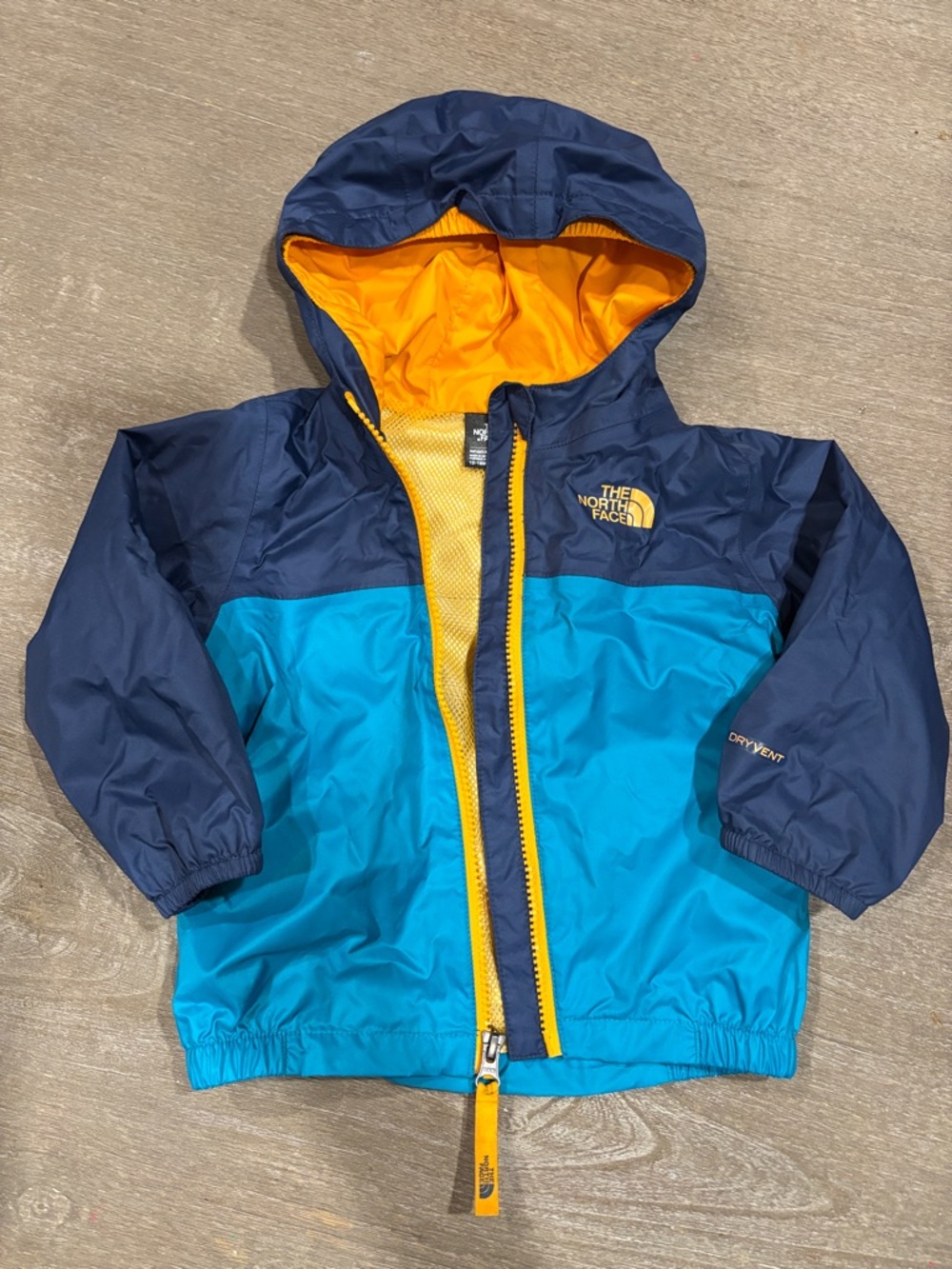 The North Face Infant Yellow Hooded Jacket